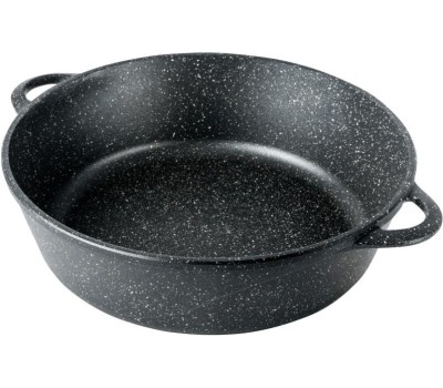 Жаровня ГОРНИЦА Жаровня а/пр литая 32/9,5см стекл/кр Гранит ТМ