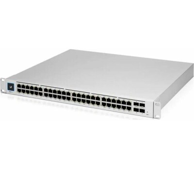 Коммутатор UBIQUITI Коммутатор USW-Pro-Max-48 48-port, Layer 3 Etherlighting™ switch with 32х1G RJ45, 16x2.5G, 4х10G SFP+