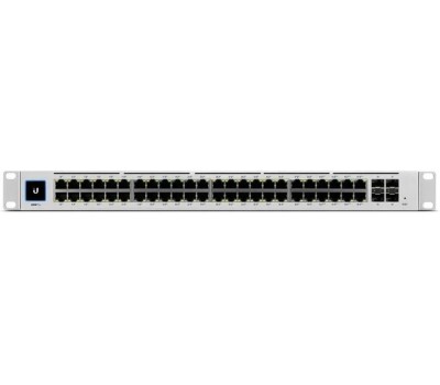 Коммутатор UBIQUITI Коммутатор USW-Pro-Max-48 48-port, Layer 3 Etherlighting™ switch with 32х1G RJ45, 16x2.5G, 4х10G SFP+