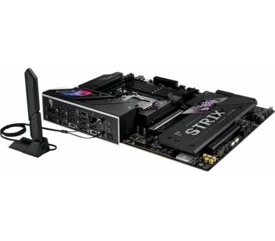 Материнская плата ASUS ROG STRIX B850-E GAMING WIFI (Socket AM5, ATX, 4xDDR5(256GB), DP/HDMI/USB4, 1xPCIe 5.0x16/1xPCIe 4.0x16, 1xLAN (5GbE), Wi-Fi 7, BT, 4xSATA 6Gb/s, 5xM.2, 2xType-C, 6xUSB 3.2, 4xUSB 2.0)