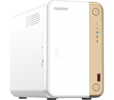 QNAP Сетевое хранилище NAS TS-262-4G 2-bay настольный Celeron N4505