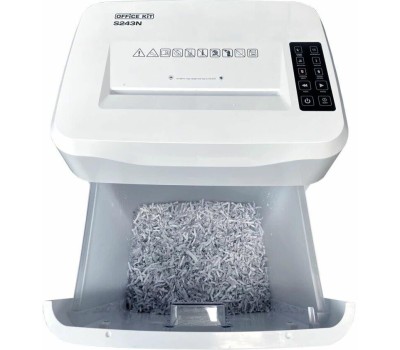 шредеры OFFICE KIT Уничтожитель бумаг S243N 3,9х38, P-4, 3.9х38 мм, 35 лист. одновременно, 35л [ok3938s243n]