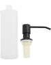 Brimix - Дозатор для жидкого мыла и моющих средств, ГРАФИТ, врезной, под раковину, пластиковый, 300 мл, 6285