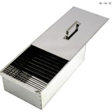 Коптильня PALISAD Коптильня двухъярусная 420X270X175, нерж. сталь, 0,8 мм с поддоном