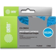 Картридж CACTUS CS-CN054 №933 голубой (14мл) для HP/ DJ 6600