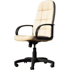 Кресло компьютерное ЯРКРЕСЛА Кр45 ТГ ПЛАСТ ЭКО2 (экокожа слоновая кость)