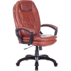 Кресло БЮРОКРАТ Кресло руководителя CH-868N коричневый Boroko-37 искусственная кожа крестовина пластик