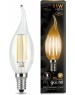 GAUSS Лампа филам. Filament 11Вт цок.:E14 свеча 220B 2700K св.свеч.бел.теп. CF35 (упак.:1шт) (104801111)