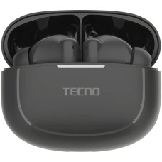 TWS наушники TECNO Наушники Buds 4 Air BD04, Bluetooth, внутриканальные, черный [bd04 air black]
