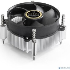 Exegate EX292655RUS Кулер ExeGate ETA-20.PWM.V1700 (Al, LGA1700/1150/1151/1155/1156/1200/1366, TDP 90W, Fan 95mm, PWM 900-2400RPM, Hydro bearing, 4pin, 11-24db, 345г, с термопастой, на винтах, Color B