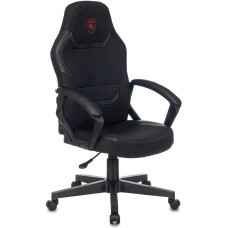 Кресло компьютерное игровое ZOMBIE Кресло игровое 10, ткань/экокожа, до 120кг, черный/красный