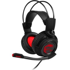 MSI Гарнитура игровая DS502, для компьютера, накладные, проводные, черный [s37-0400120-sv1]