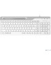 A4TECH Клавиатура Fstyler FK25 белый/серый USB slim [1530217]