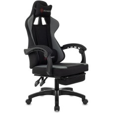 Кресло компьютерное игровое ZOMBIE Кресло игровое Weaver, ткань, до 120кг, черный/серый