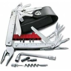 VICTORINOX Мультитул SwissTool X Plus, 37 функций, серебристый [3.0338.l]