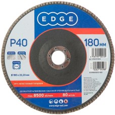 Круг лепестковый EDGE Круг лепестковый торцевой (180х22.23 мм, P40)