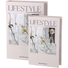 Набор шкатулок LEFARD НАБОР ШКАТУЛОК-КНИЖЕК ИЗ 2-Х ШТ. 30Х21Х7/24Х16Х5 СМ 94-211