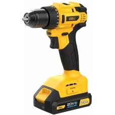 Дрель-шуруповерт DELI Дрель-шуруповерт аккумуляторная DC120 (2 АКБ*2Ач+ЗУ, 20В, 45Нм, сумка)