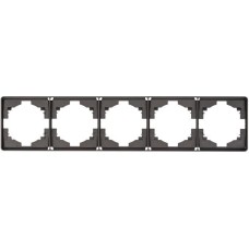 KRANZ Рамка ROUND 5-постовая титан