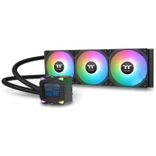 THERMALTAKE Система водяного охлаждения LA360-S, LCD, 4-pin, ARGB, 120мм, белый, retail [cl-w462-pl12sw-a]