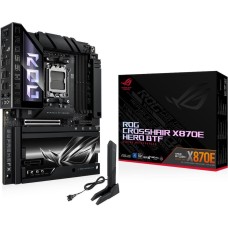 Материнская плата ASUS Материнская плата ROG CROSSHAIR X870E HERO BTF AM5 ATX 4xDDR5 PCIEx16 PCIEx4 5xM.2 4xUSB-C HDMI 5GLAN 2.5GLAN Wi-Fi 7