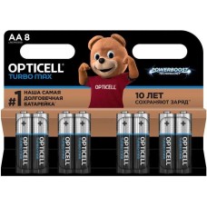 OPTICELL AA Батарейка Turbo MAX LR6, 8 шт
