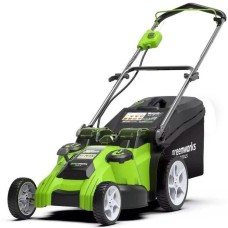 GREENWORKS Газонокосилка роторная G40LM49DB (2500207)
