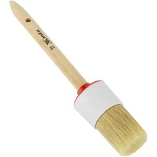 MTX Кисть круглая №12 (45 мм) натуральная щетина, деревянная ручка 82082