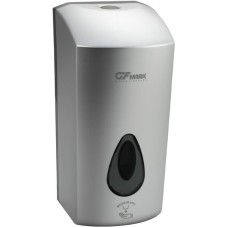 GFmark - Дозатор СЕНСОРНЫЙ, для жидкого МЫЛА, пластик АБС, СЕРЫЙ, большой, с глазком - капля, 1000 мл 6396