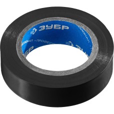 ЗУБР ЭЛЕКТРИК-10, 15 мм х 10 м, 6 000 В, черная, не поддерживает горение, изолента ПВХ, Профессионал (1233-2)