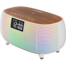 HYUNDAI Радиобудильник H-RCL231 белый LCD подсв:белая часы:цифровые FM