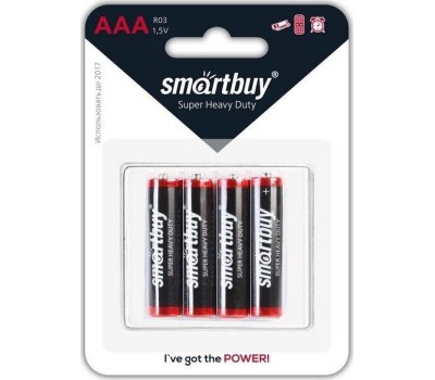 Элементы питания SMARTBUY (SBBZ-3A04S) R03-4S