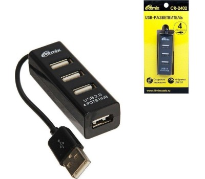 Хаб RITMIX CR-2402 черный