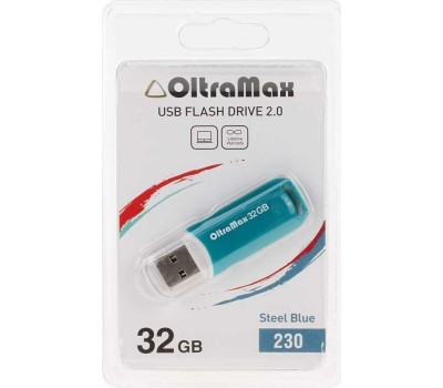 USB флэш-накопитель OLTRAMAX OM-32GB-230-св.синий