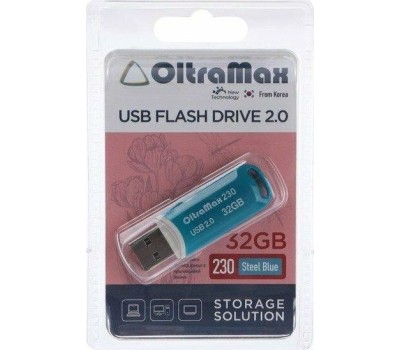 USB флэш-накопитель OLTRAMAX OM-32GB-230-св.синий