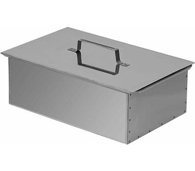 Коптильня PALISAD Коптильня двухъярусная 420X270X175, нерж. сталь, 0,8 мм с поддоном