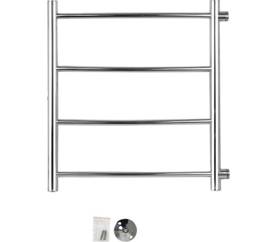 Полотенцесушитель водяной САНАКС кб506050 КЛАССИК-ДУГА, ШхВ-500х600мм с боковым подключением м/осевое-500мм (D32х2мм нержавейка полированная)