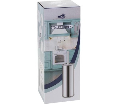 Аксессуары для ванной комнаты и туалета САНАКС 311 Ёрш для унитаза напольный, круглый КЛАССИКА из нержавеющей полированной стали 410