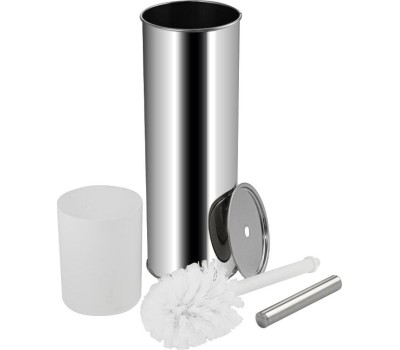 Аксессуары для ванной комнаты и туалета САНАКС 311 Ёрш для унитаза напольный, круглый КЛАССИКА из нержавеющей полированной стали 410