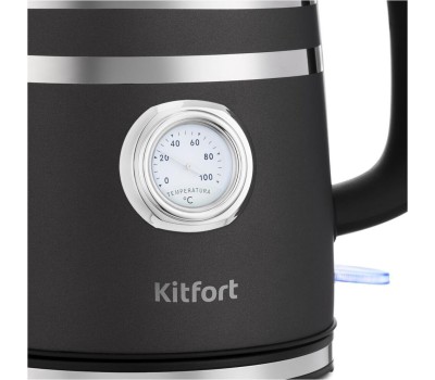 Чайник KITFORT КТ-670-1 графит (металл)
