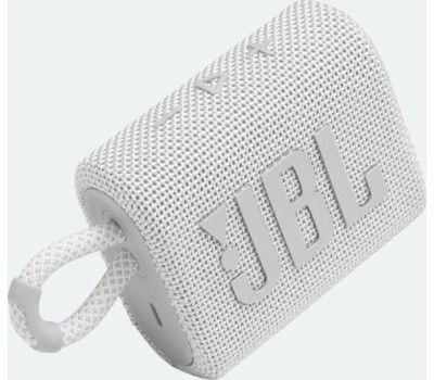 Колонка портативная JBL GO 3 WHITE белая (JBLGO3WHT) [ПИ]