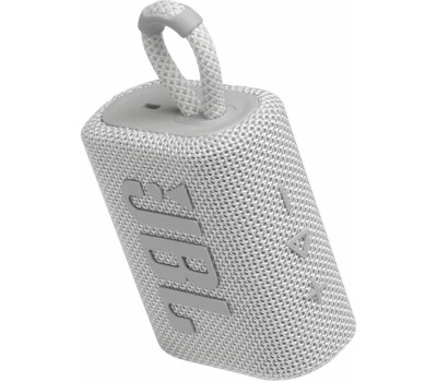 Колонка портативная JBL GO 3 WHITE белая (JBLGO3WHT) [ПИ]