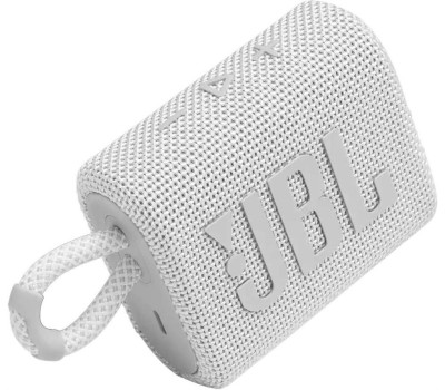 Колонка портативная JBL GO 3 WHITE белая (JBLGO3WHT) [ПИ]