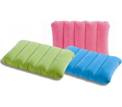 Подушка надувная INTEX Подушка надувная детская KIDZ 43x28x9 см (3 цв, велюр) .(в коробке) Арт. 68676NP