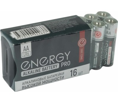 Батарейка алкалиновая ENERGY Pro LR6/16S (АА) 104978