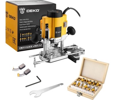 Фрезер DEKO DKR1600E+набор фрез RBS12 (12 предметов) 063-4221