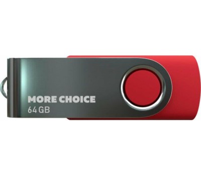 флэш-накопитель MORE CHOICE (4610196407666) MF64-4 USB 64GB 2.0 Red