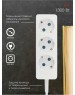 Удлинитель PROCONNECT (13-4208) 3 ГНЕЗДА, 1,5М, 3Х0,75 ММ2, С/З, БЕЛЫЙ