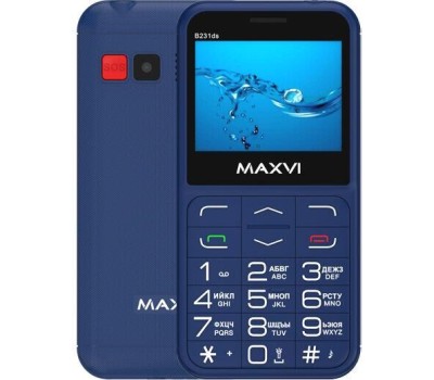 Телефон мобильный MAXVI B231ds Blue