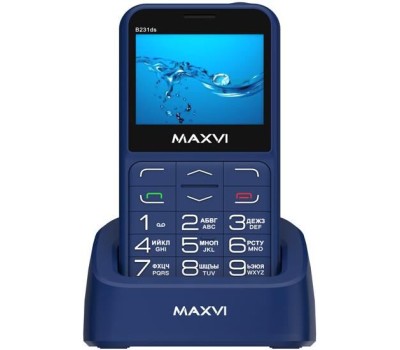 Телефон мобильный MAXVI B231ds Blue
